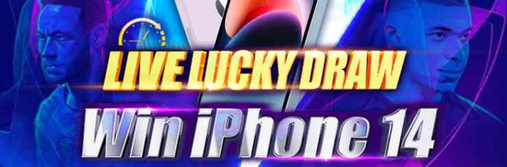 Live lucky draw, win IPhone 14