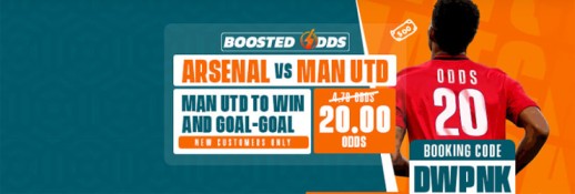 Arsenal vs Man. United To Win Goal And Goal 