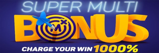 Super Multi Bonus Charge your win 1000%