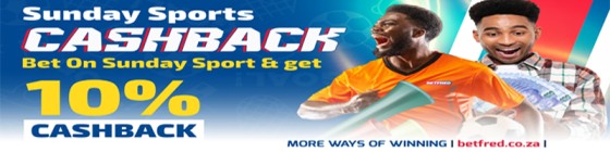 Sunday sports cashback bet on sunday sport & get 10% cashback 