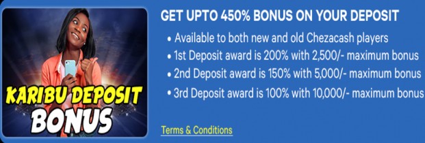 Get up to 450% on your deposit