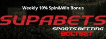 Supabets is Now Boltbet: Get Your Weekly 10% Spin & Win Bonus!