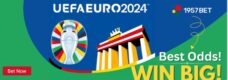 Find the best odds for Euro 2024 Finals from Bet1957