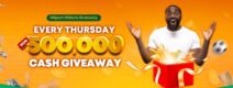 ₦500000 Cash Giveaway every Thursday by Msport!
