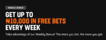 Bet Weekly, Get Up to ₦10,000 in Free Bets! With LiveScoreBet