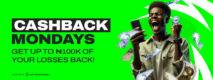 Bet9ja Cashback Mondays: Get Up to ₦100,000 Bonus Every Week!
