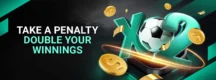 1BET Double My Winnings – Score a Penalty, Double Your Payout!