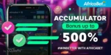 Africabet Accumulator Bonus – Win Up to 500% Extra Cash!