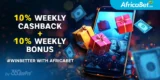 Africabet Monday & Tuesday Weekly Cashback Bonuses